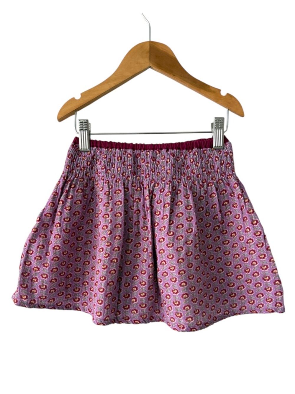 Zara Pink Floral Smocked Waist Skort 4/5 years